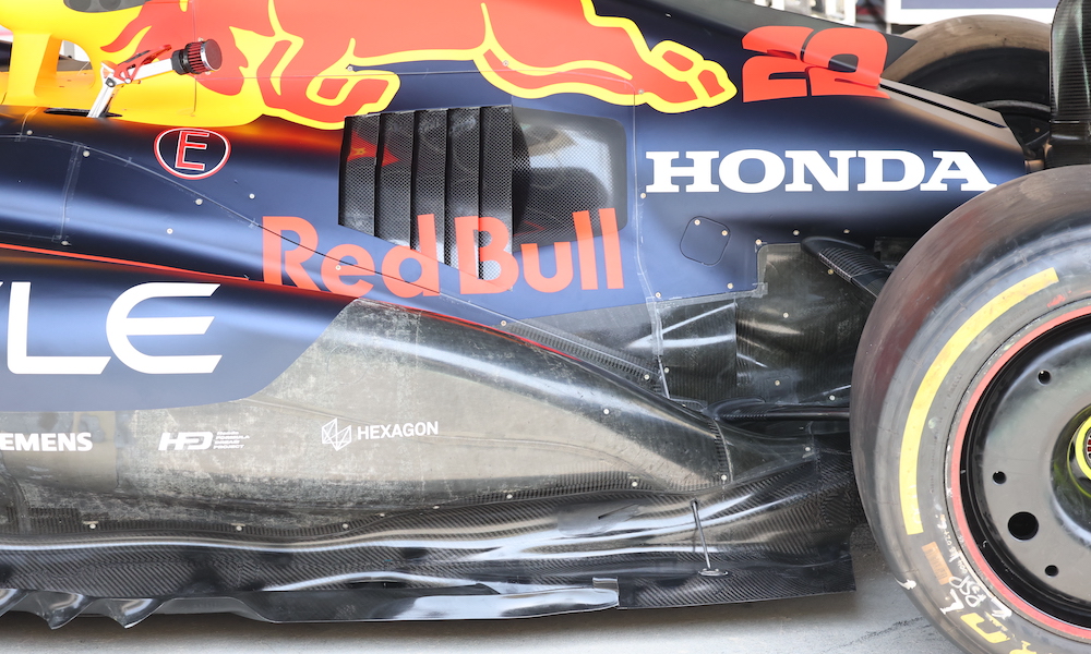 Red Bull RB21 engine cover cooling system